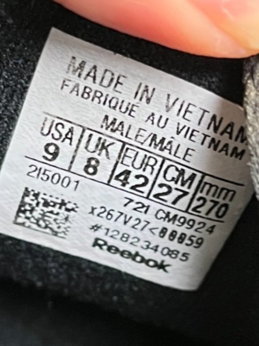 Reebok Harman Mens Size 9 Black White Leather Walking Casual Classic Shoes - Picture 9 of 10